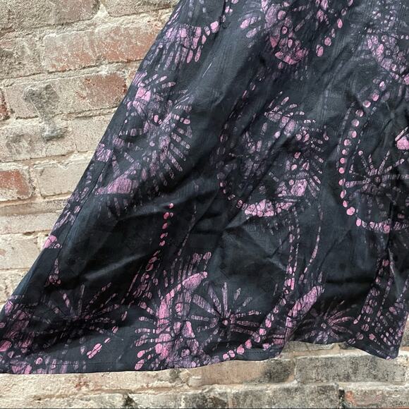 Kahindo Luo Tie Dye Wide Leg Long Sleeve Fireworks Jumpsuit Size 6 - Picture 7 of 10